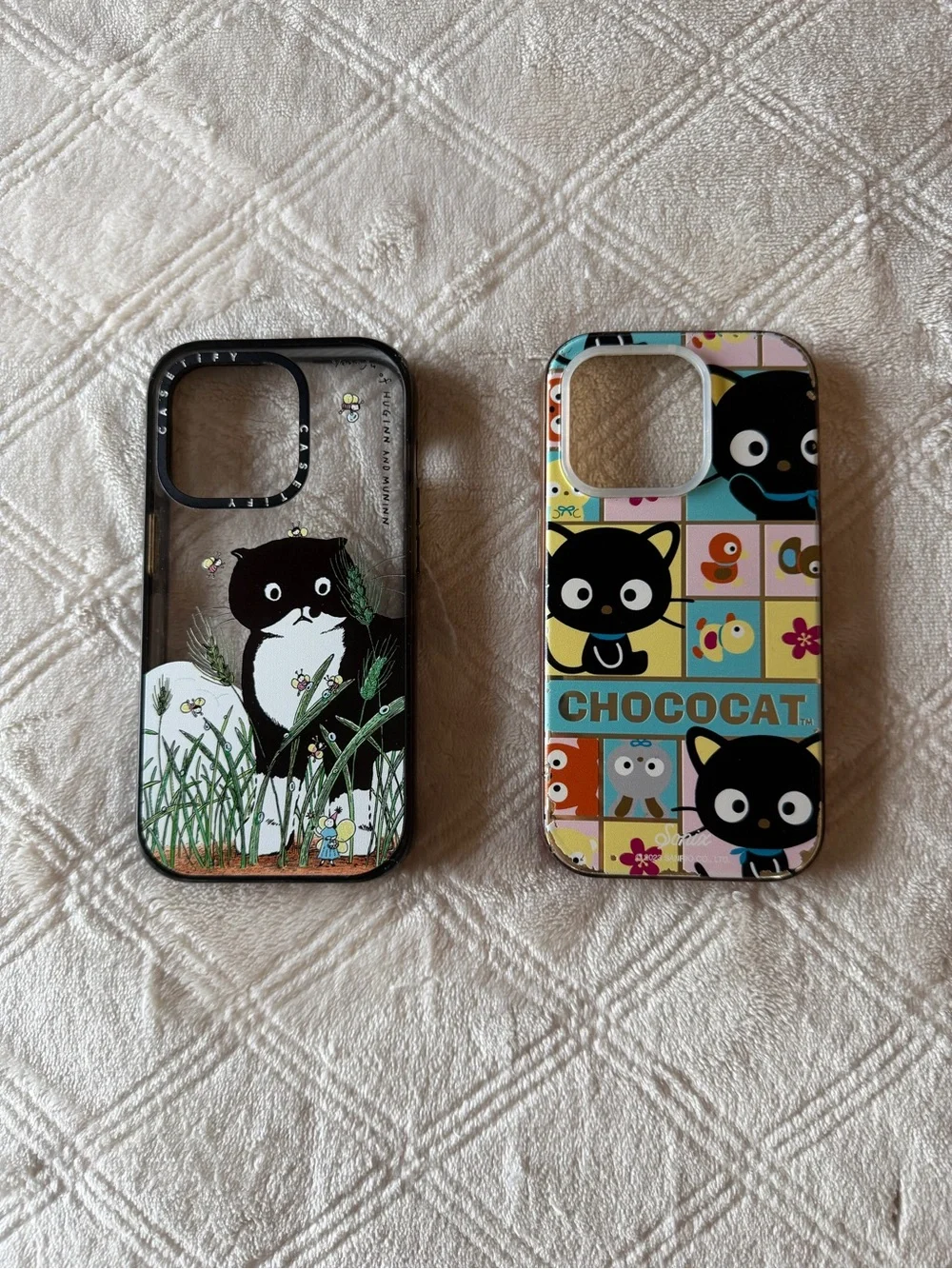 SET OF 2 iPhone 14 Pro Cat Themed Phone Cases (Casetify,Sonix,Sanrio)
